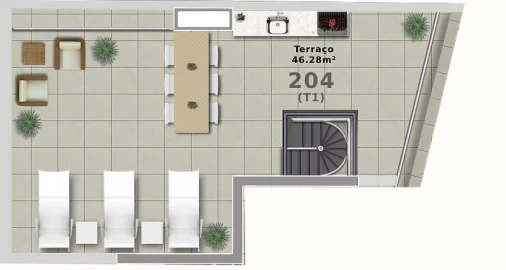 Apartamento T1 para Venda em Santa Marinha e São Pedro da Afurada