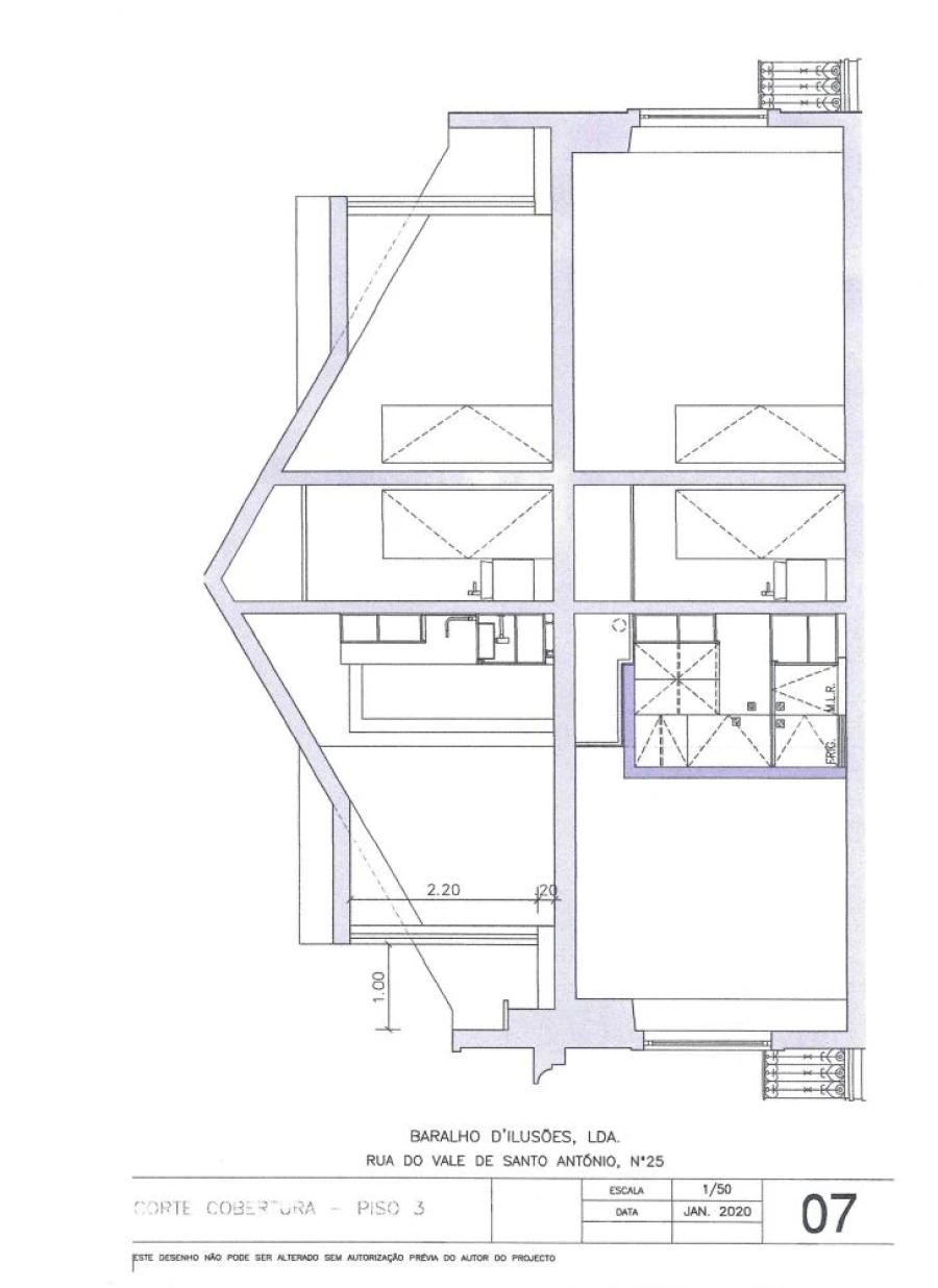 Apartamento T2 para Venda em São Vicente Planta 2