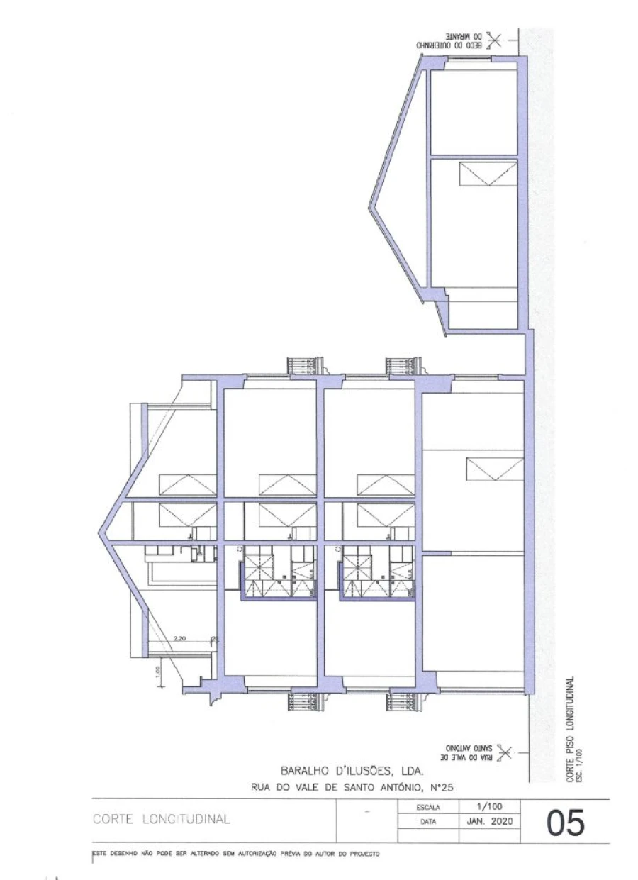 Apartamento T2 para Venda em São Vicente Planta 3