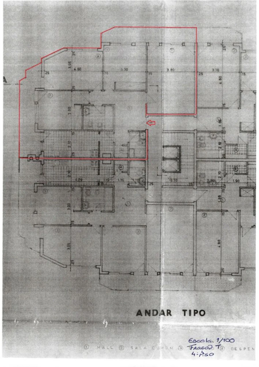 Apartamento T3 para Venda em Portimão Planta 1