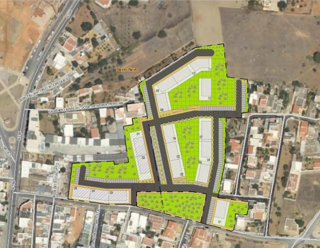 Terreno para Venda em Quelfes Planta 1
