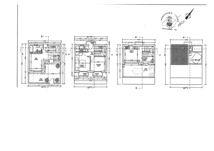 Moradia T2 para Venda em Santa Luzia Planta 2