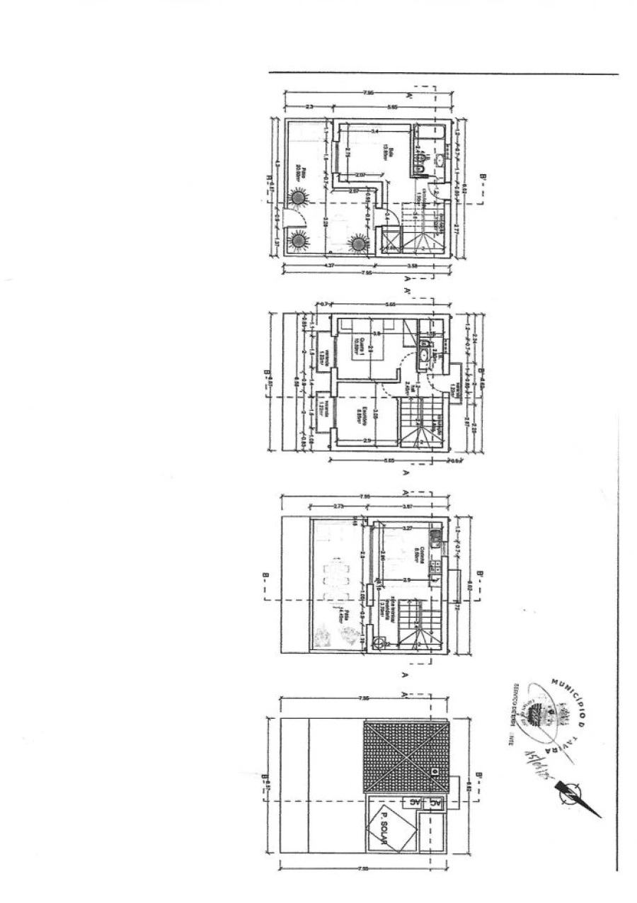 Moradia T2 para Venda em Santa Luzia Planta 1