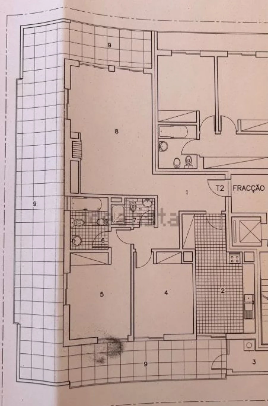 Apartamento T2 para Venda em Quarteira Planta 1