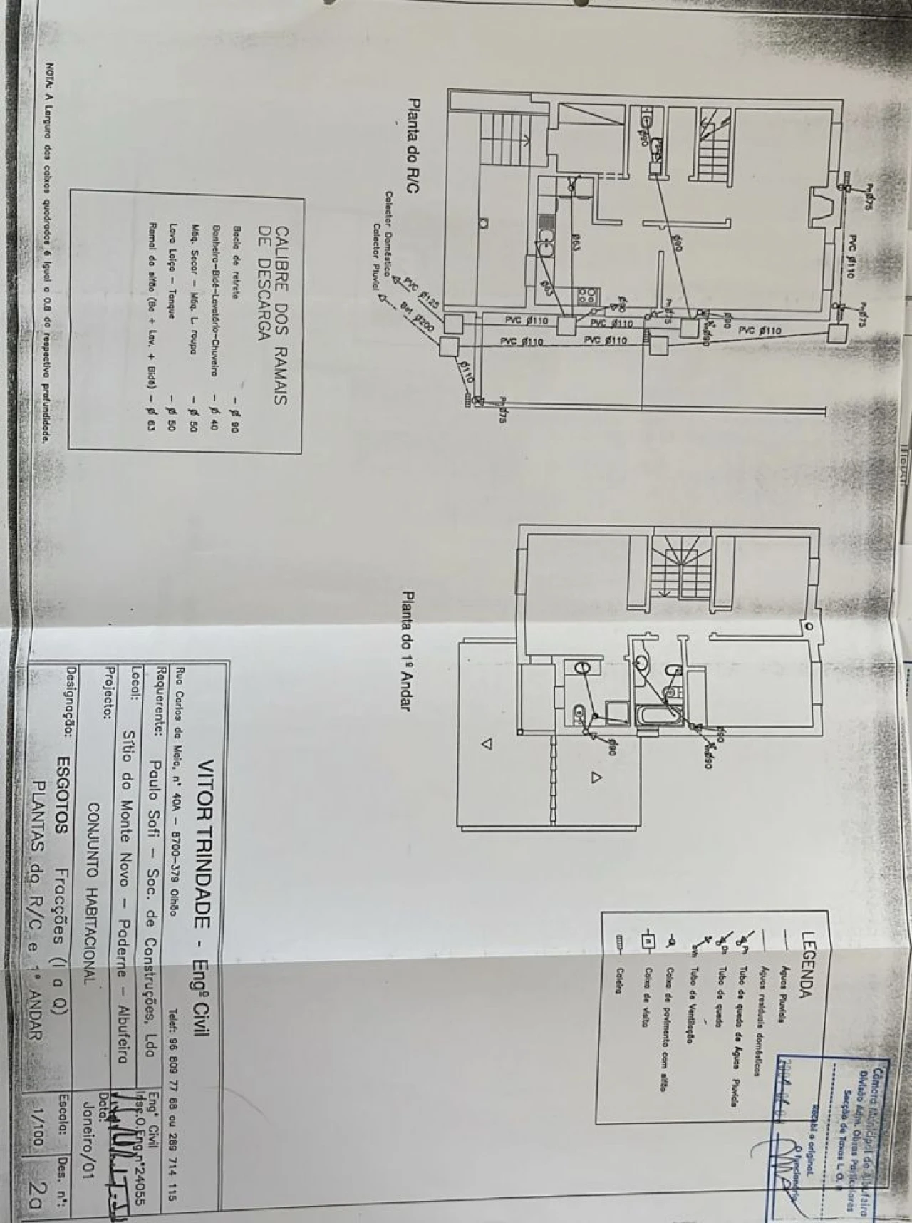 Moradia T3 para Venda em Paderne Planta 4