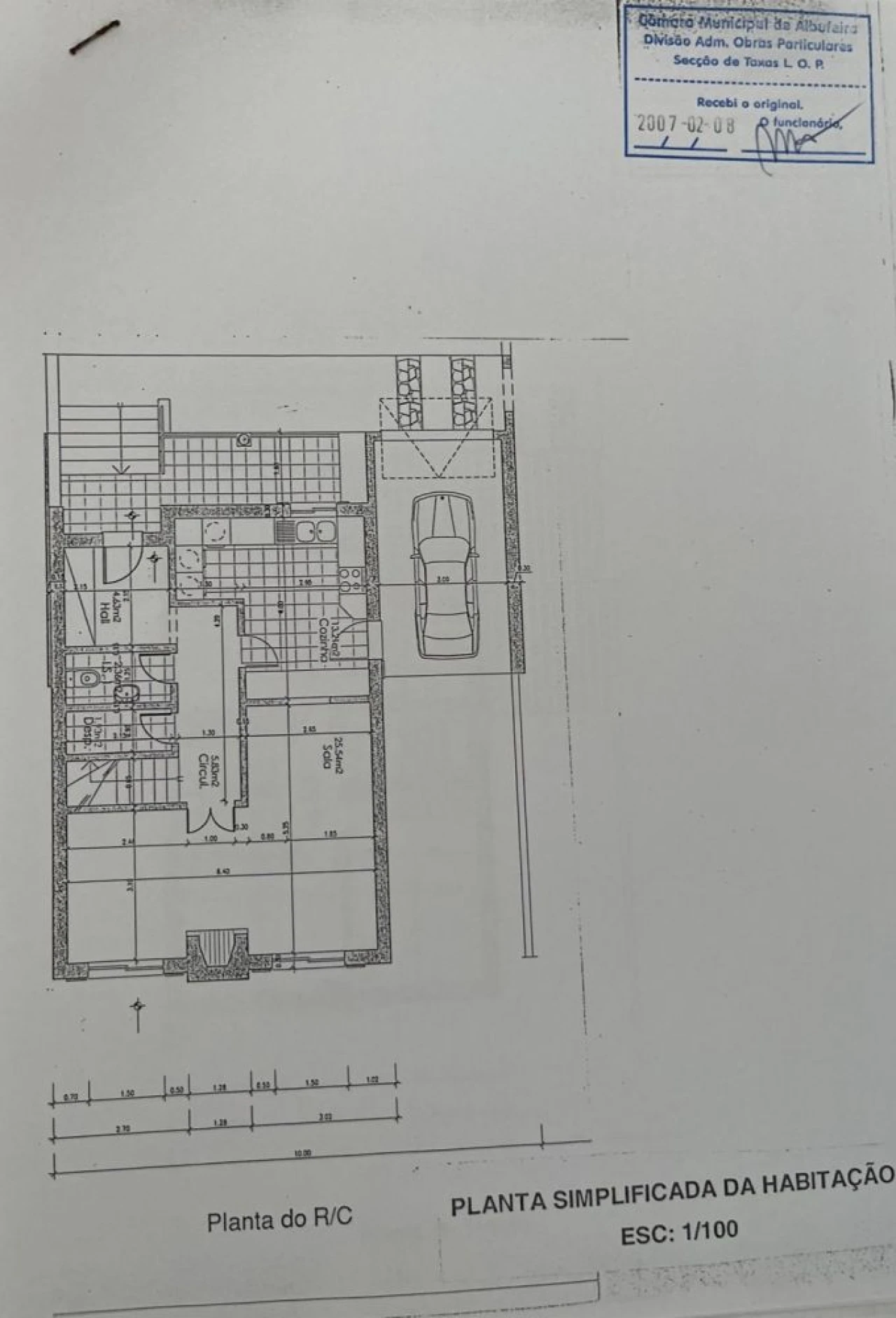 Moradia T3 para Venda em Paderne Planta 2