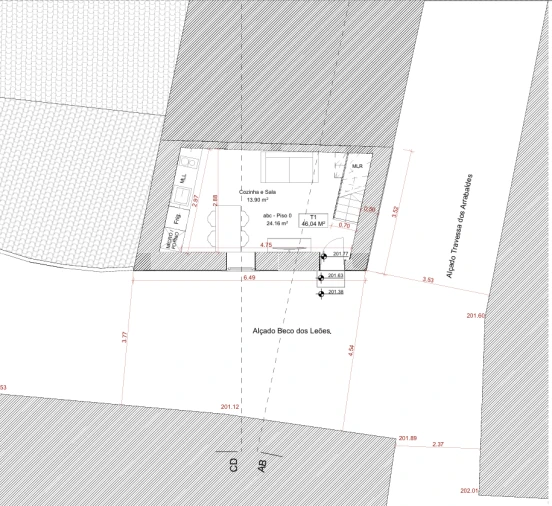 Moradia T1 para Venda em Palmela Planta 5