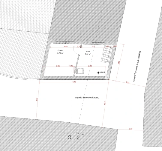 Moradia T1 para Venda em Palmela Planta 2