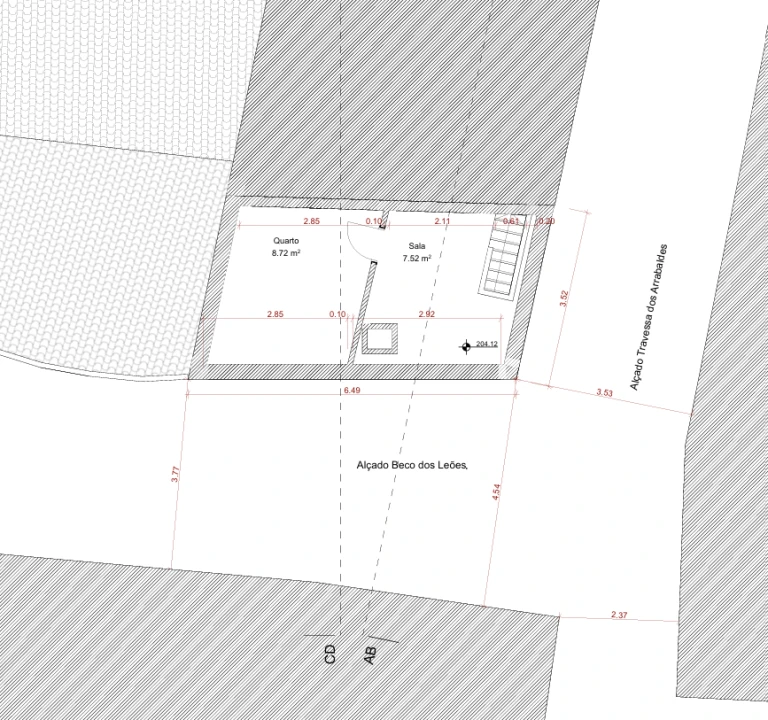 Moradia T1 para Venda em Palmela Planta 2