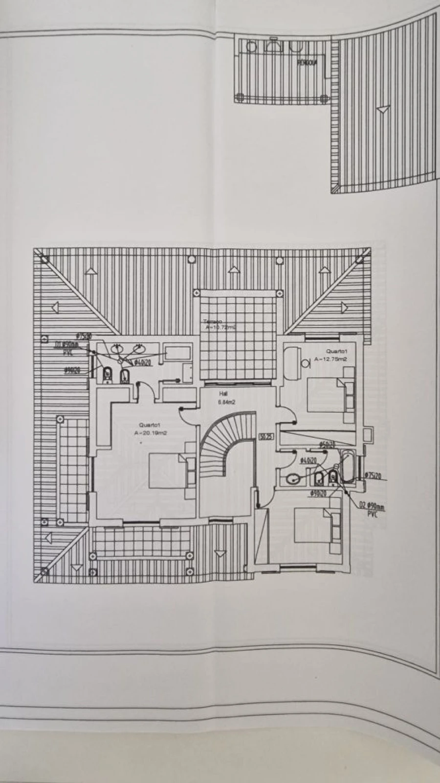 Moradia T4 para Venda em Corroios Planta 2