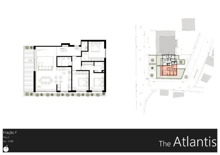 Apartamento T3 para Venda em São Felix da Marinha Planta 1