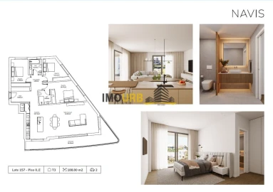 Apartamento T3 para Venda em Parceiros e Azoia