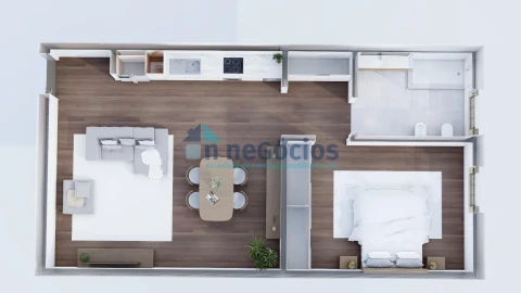Apartamento T1 para Venda em O. Azeméis, Riba-Ul, Ul, Macinhata Seixa, Madail