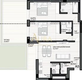 Apartamento T2 para Venda em Matosinhos e Leça da Palmeira