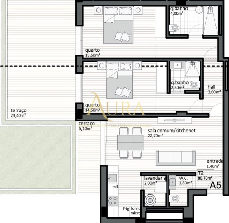 Apartamento T2 para Venda em Matosinhos e Leça da Palmeira Foto 14