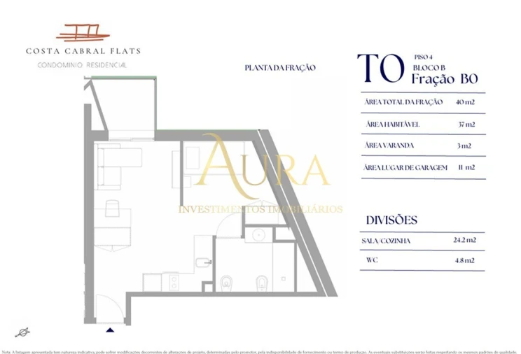 Apartamento T0 para Venda em Paranhos Foto 5
