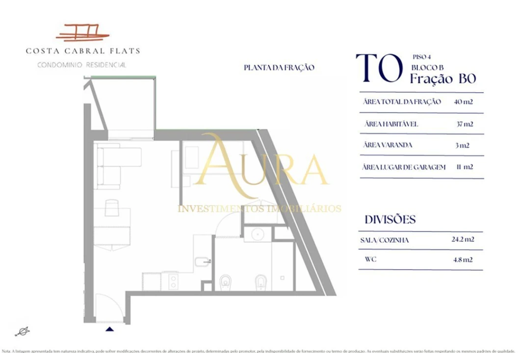 Apartamento T0 para Venda em Paranhos Foto 5