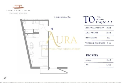 Apartamento T0 para Venda em Paranhos