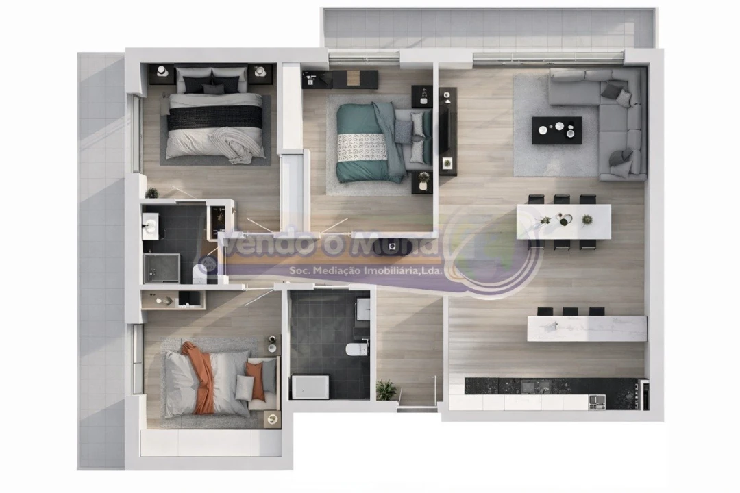 Apartamento T3 para Venda em Benavente Foto 5