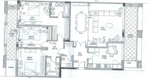 Apartamento T3 para Arrendamento em Belém