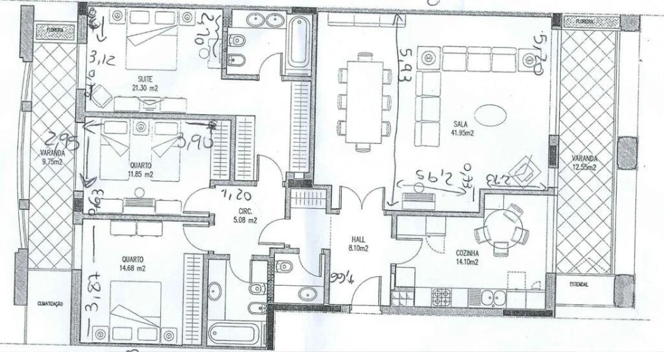 Apartamento T3 para Arrendamento em Belém Foto 25