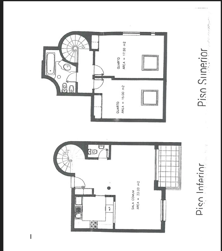 Apartamento T2 para Venda em Ericeira Planta 1