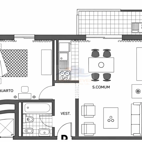 Apartamento T1 para Venda em Massamá e Monte Abraão
