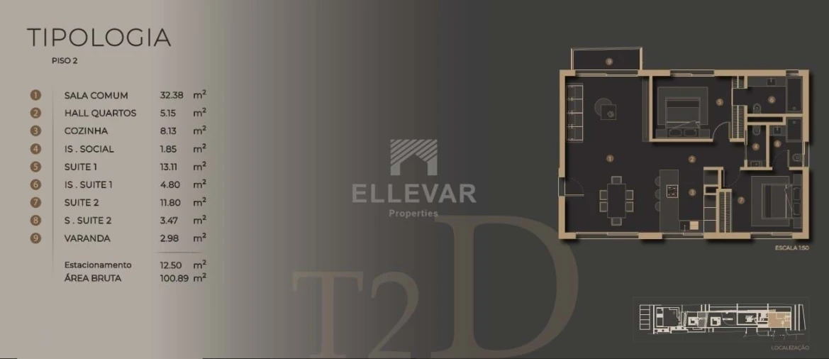 Apartamento T2 para Venda em São Martinho Foto 16