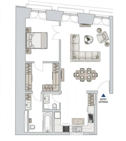 Apartamento T1 para Venda em Santo António