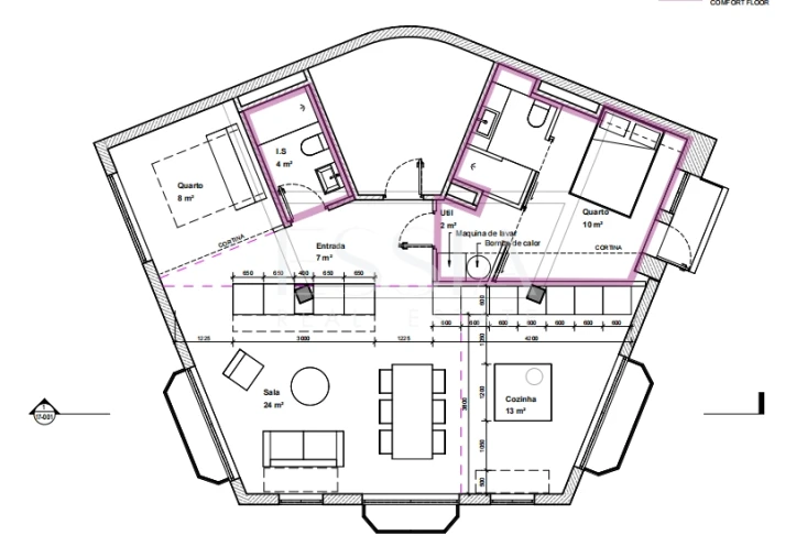 Apartamento T1 para Arrendamento em Cedofeita, Santo Ildefonso, Sé, Miragaia, São Nicolau e Vitória Foto 35