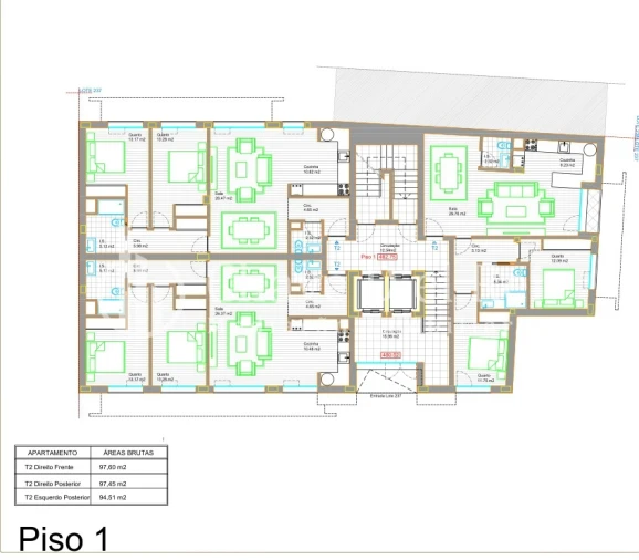 Apartamento T2 para Venda em Ranhados Foto 5