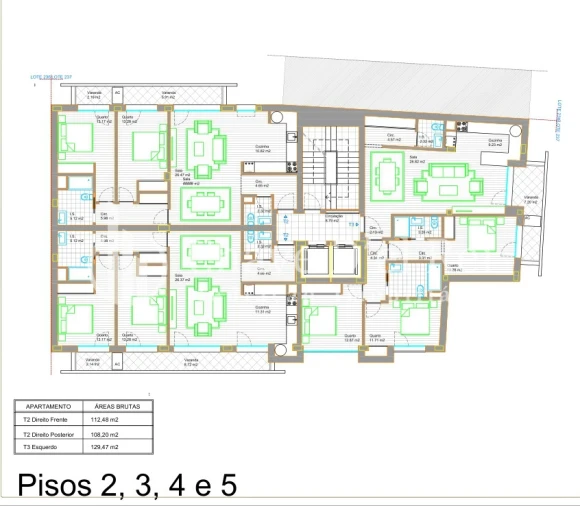 Apartamento T2 para Venda em Ranhados Foto 2