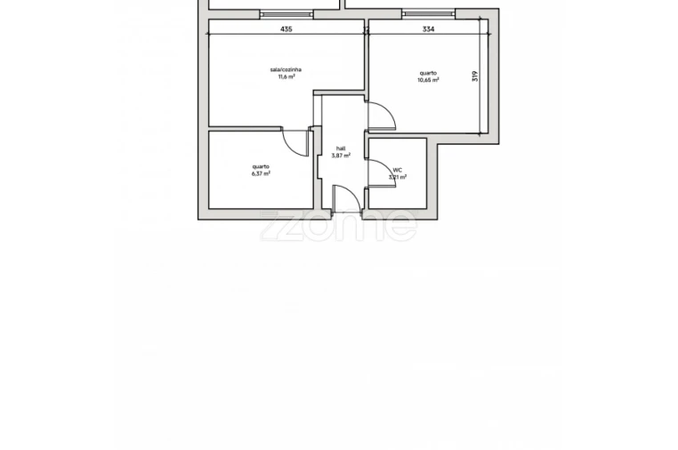 Apartamento T2 para Venda em Massamá e Monte Abraão Planta 1