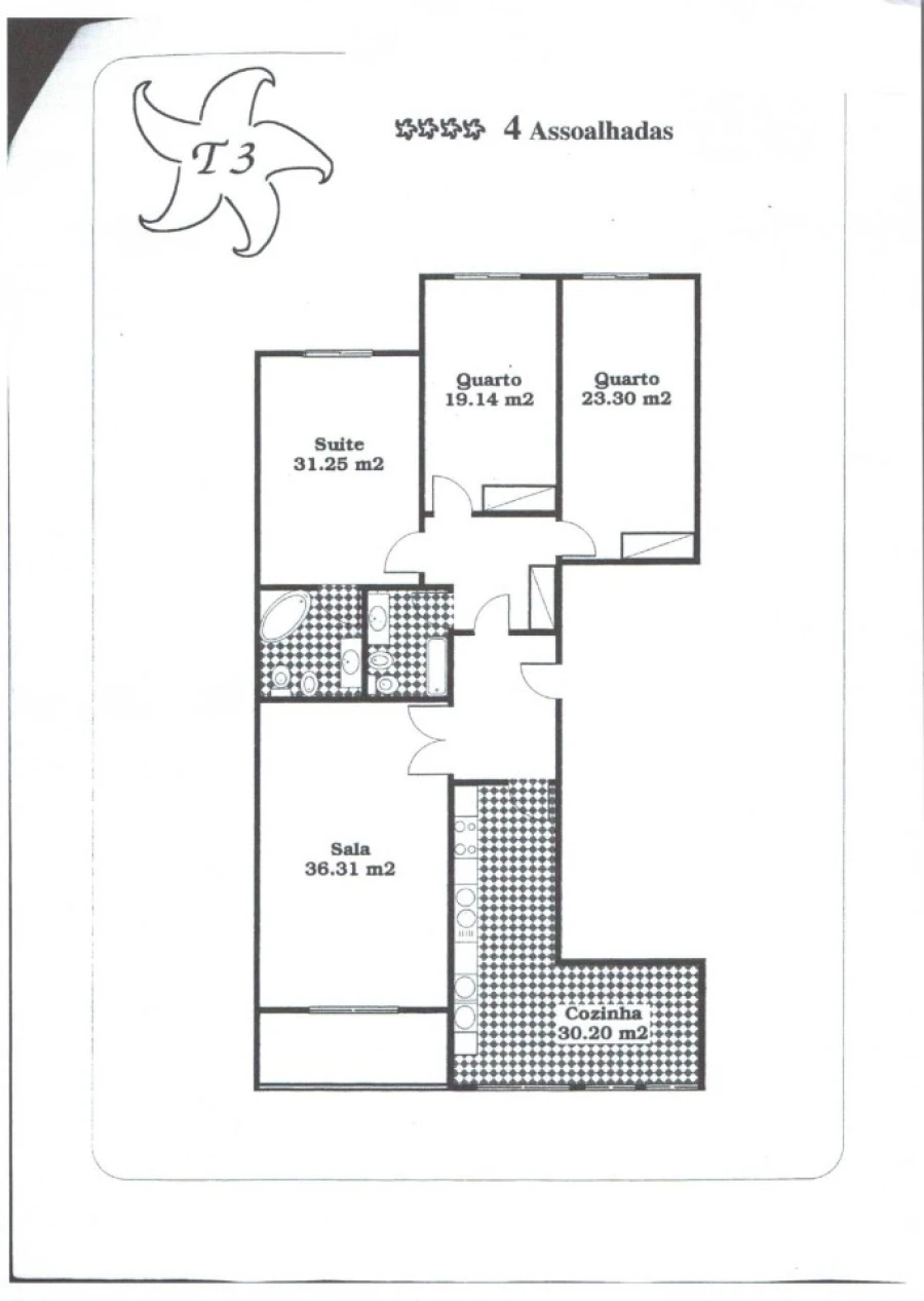 Apartamento T3 para Venda em Póvoa de Santa Iria e Forte da Casa Planta 1