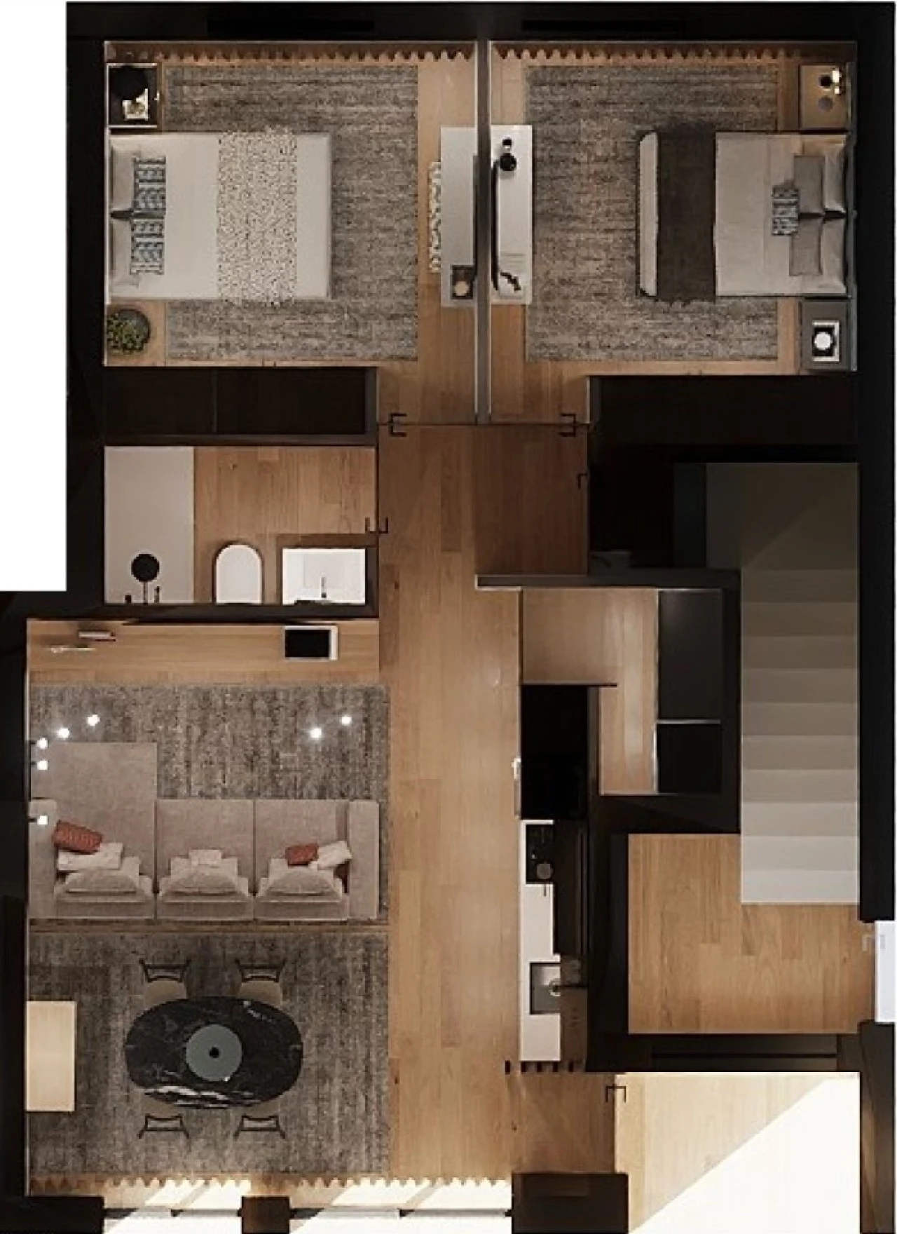 Apartamento T2 para Venda em Vila das Aves Planta 2