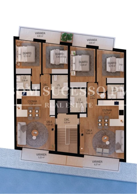 Apartamento T2 para Venda em Nossa Senhora do Pópulo, Coto e São Gregório