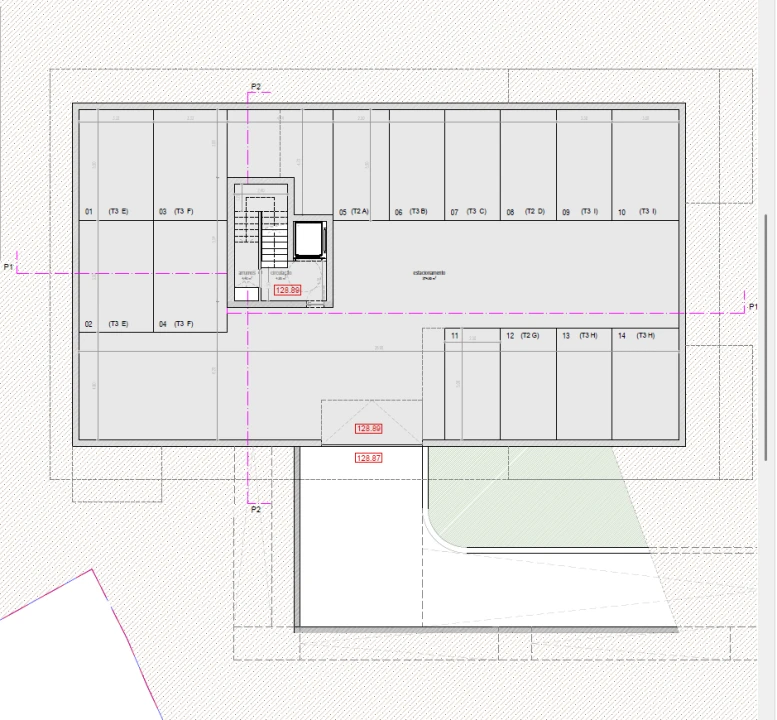 Apartamento T2 para Venda em Vila Nova do Campo Planta 3