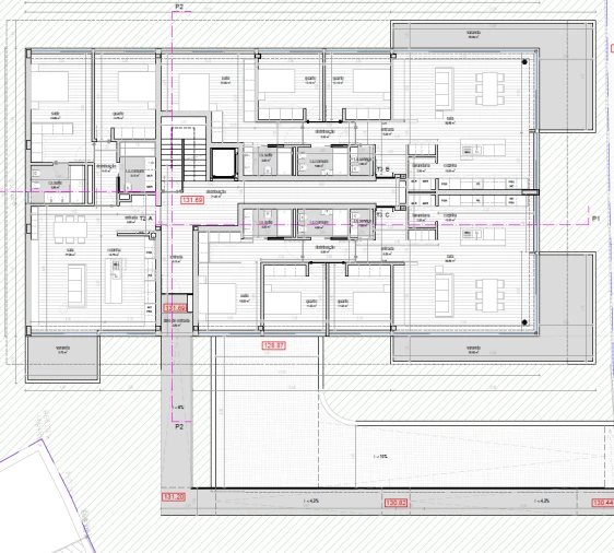 Apartamento T2 para Venda em Vila Nova do Campo Planta 2