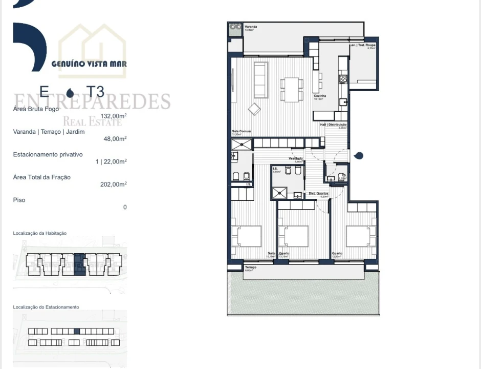 Apartamento T3 para Venda em Arcozelo Foto 12