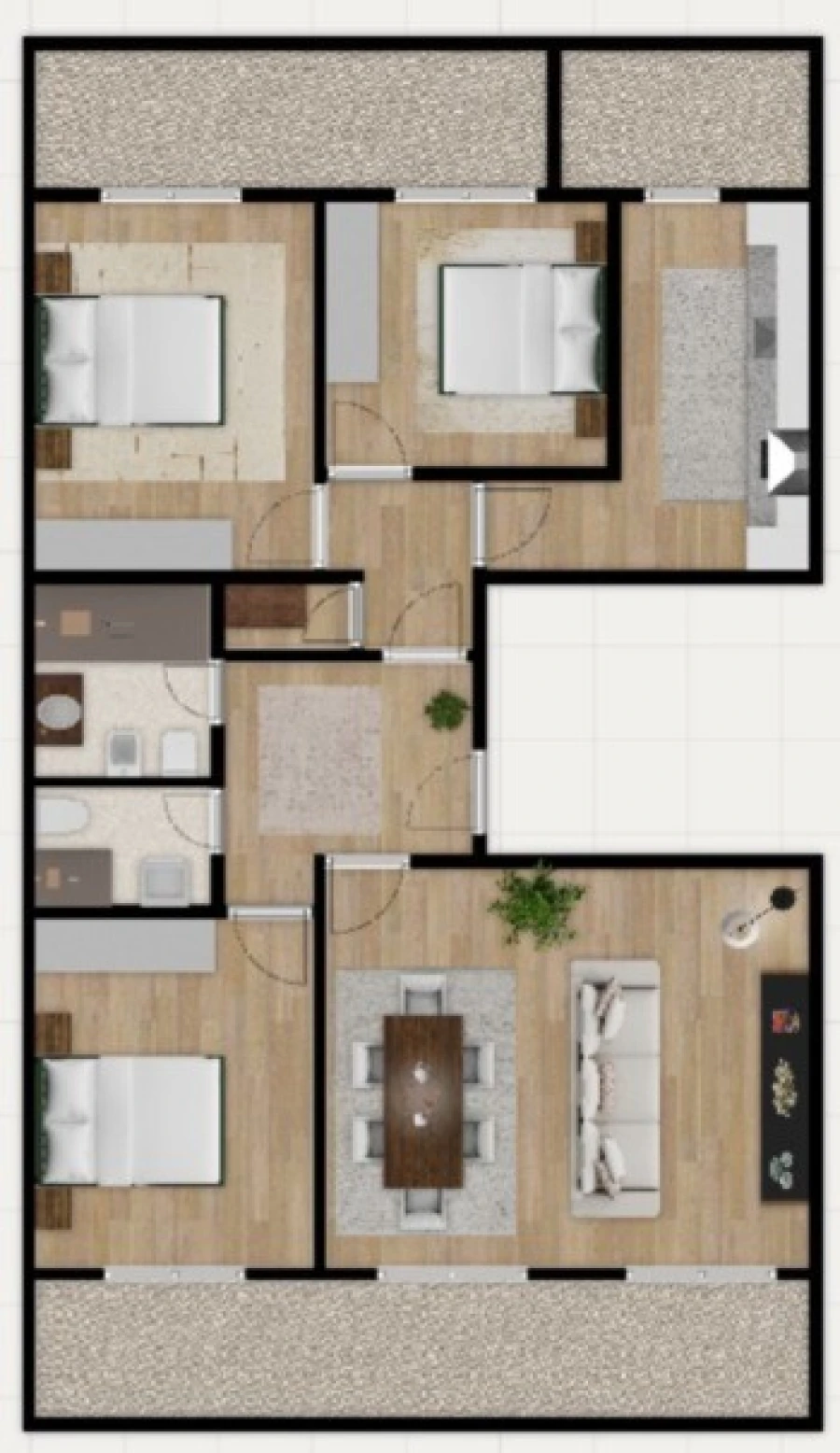 Apartamento para Venda em Benfica Planta 1