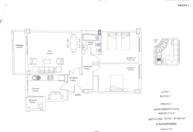 Apartamento T2 para Venda em Alhos Vedros