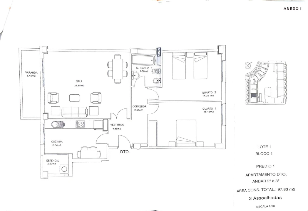 Apartamento T2 para Venda em Alhos Vedros Foto 22