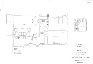Apartamento T2 para Venda em Alhos Vedros