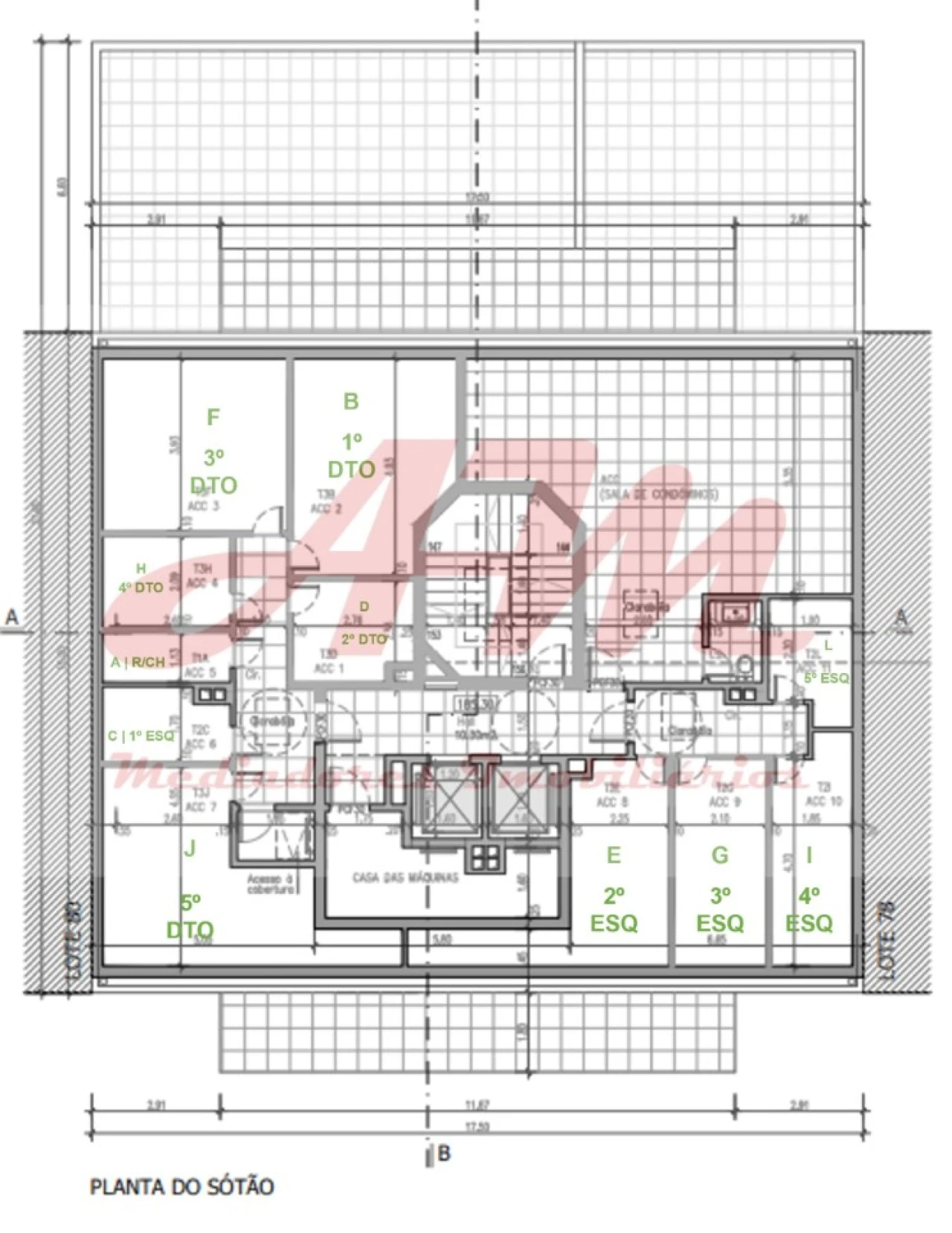 Apartamento T3 para Venda em Mina de Água Planta 3
