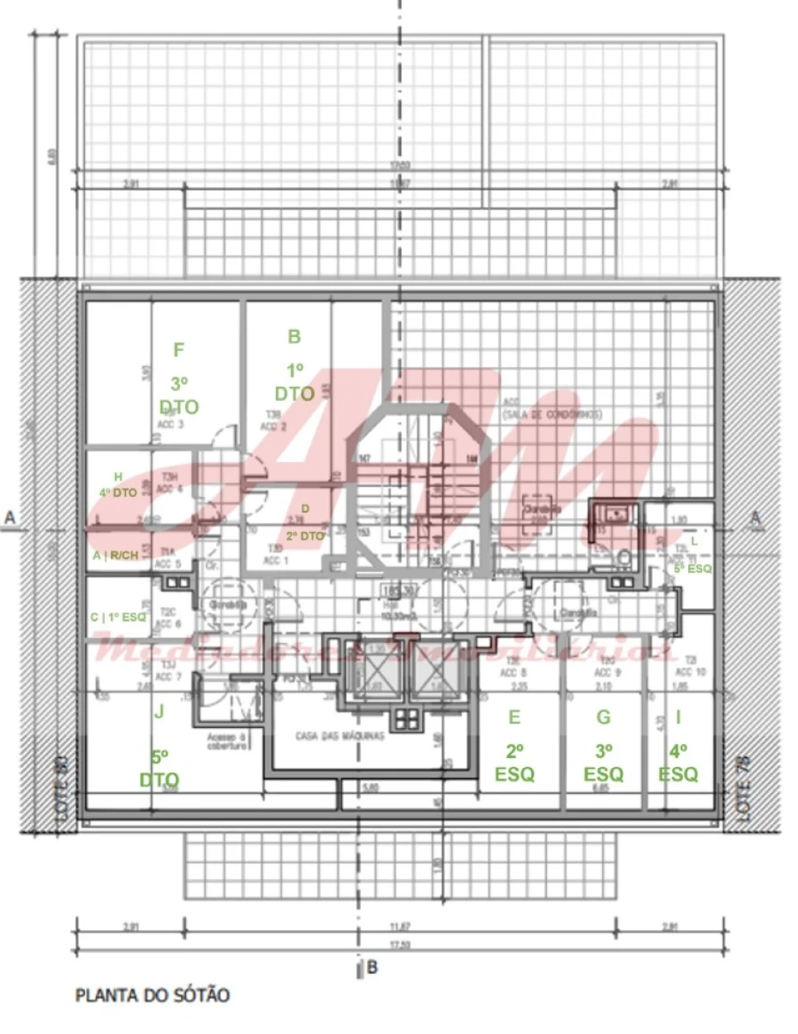 Apartamento T3 para Venda em Mina de Água Planta 3