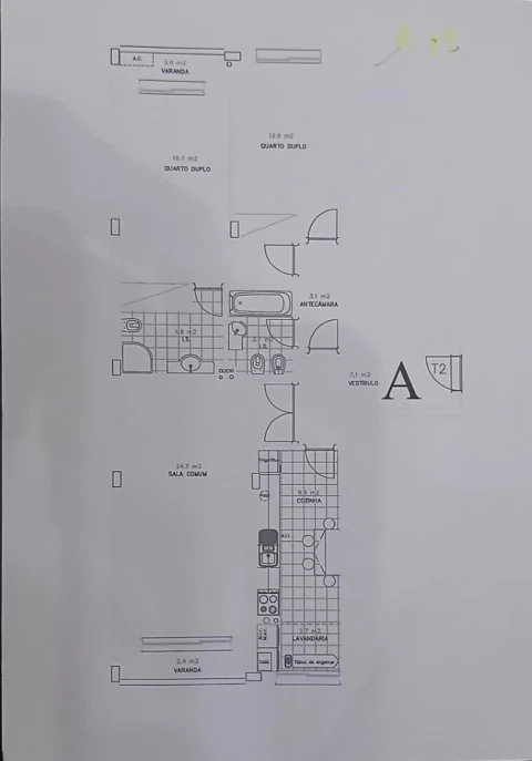 Apartamento T2 para Venda em Custóias, Leça do Balio e Guifões