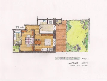 Apartamento T1 para Venda em Santo António