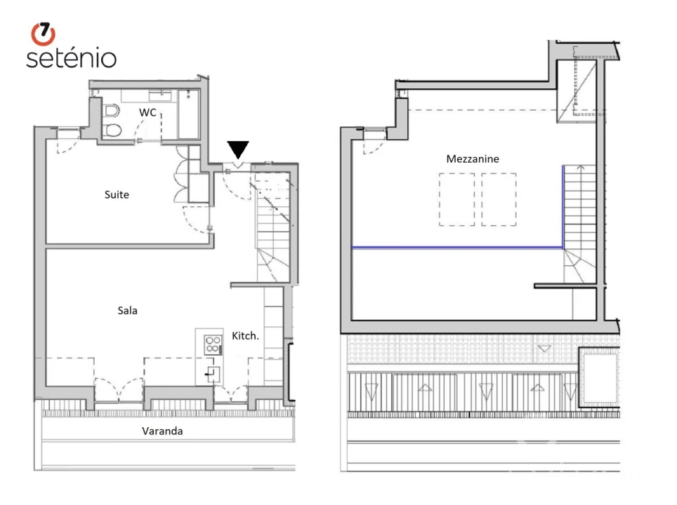 Apartamento T1 para Venda em Santo António Foto 2