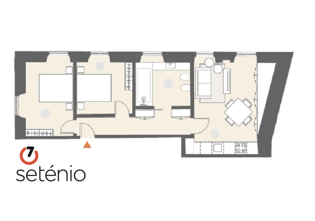 Apartamento T2 para Venda em São Vicente Foto 2