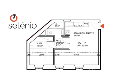 Apartamento T1 para Venda em Estrela